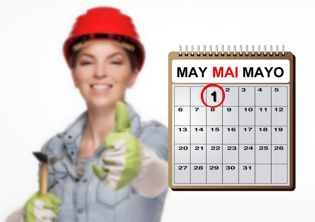 holiday, 1st may, worker